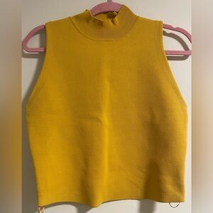 House of Harlow 1960 Mustard Sleeveless Top